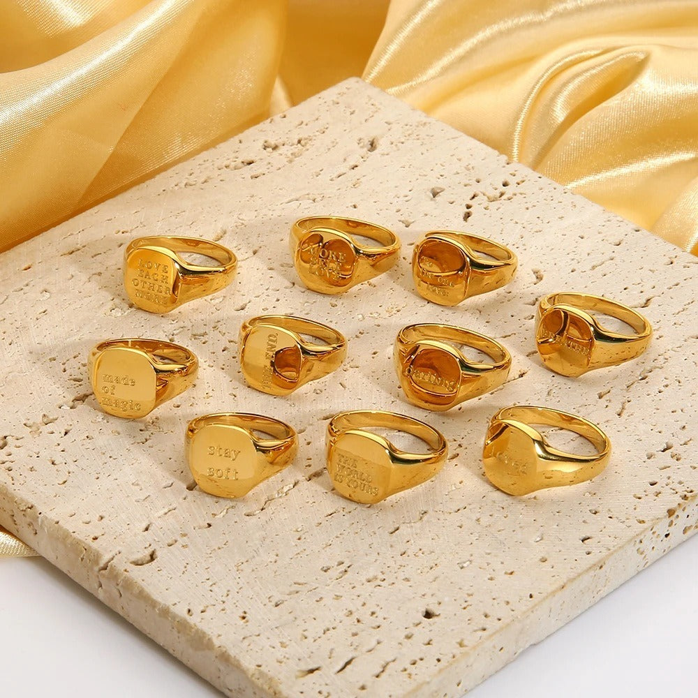 Recovery Affirmation Ring | Sobriety Gift for Her