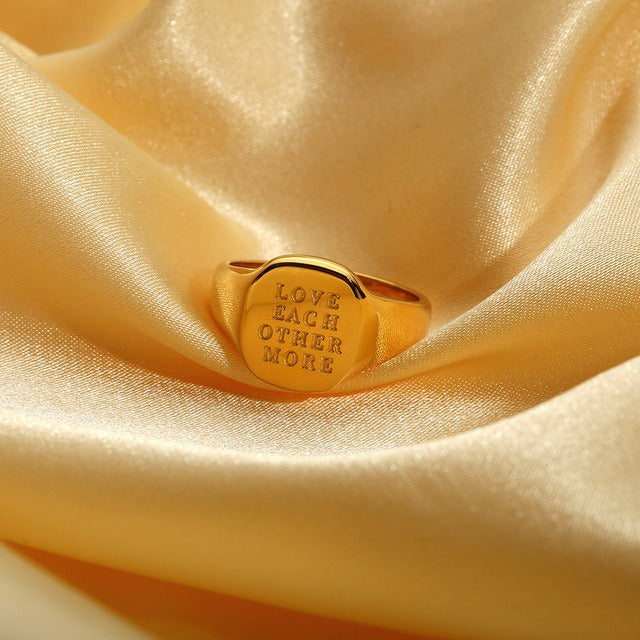 Recovery Affirmation Ring | Sobriety Gift for Her