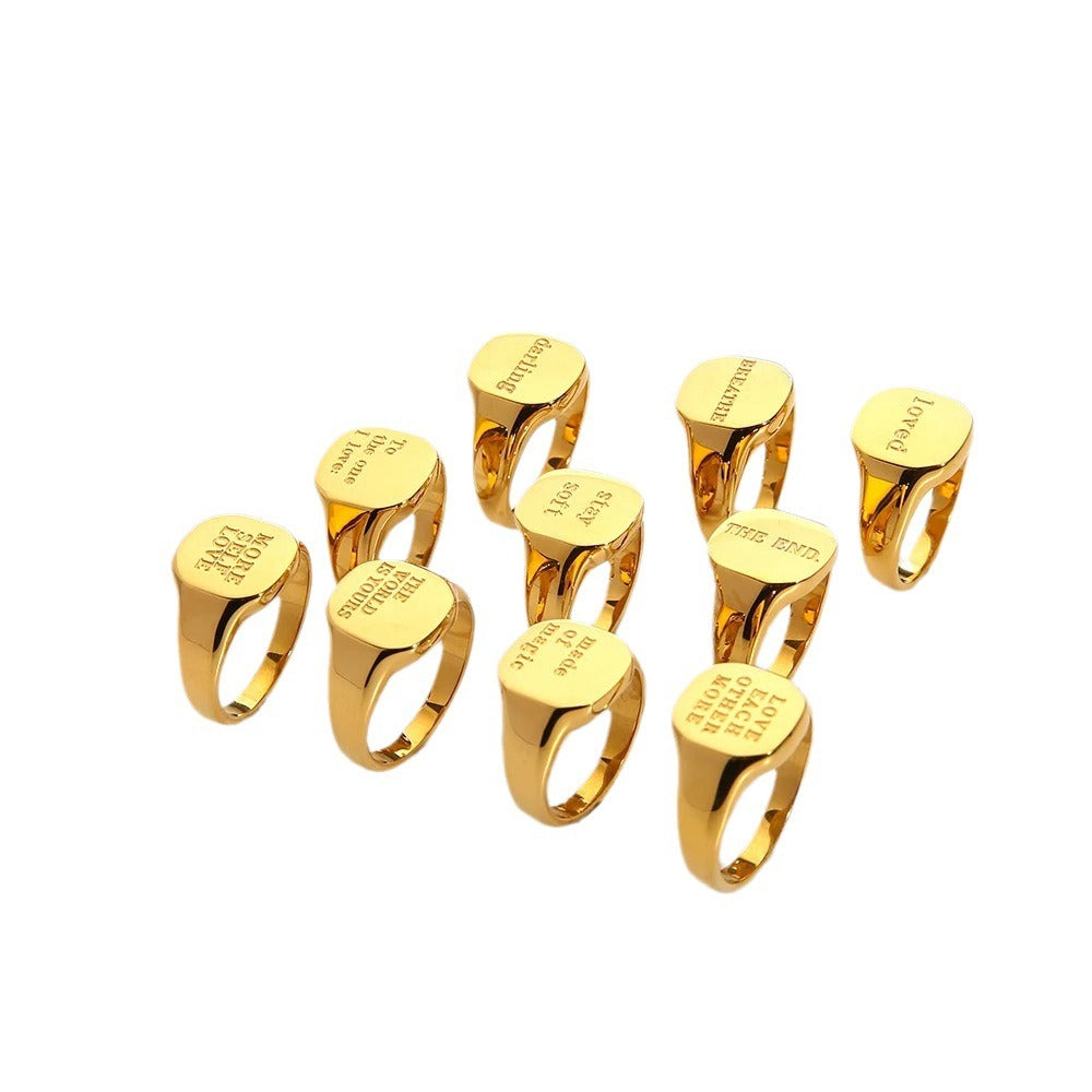 Recovery Affirmation Ring | Sobriety Gift for Her