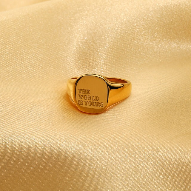 Recovery Affirmation Ring | Sobriety Gift for Her