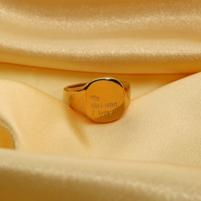 Recovery Affirmation Ring | Sobriety Gift for Her