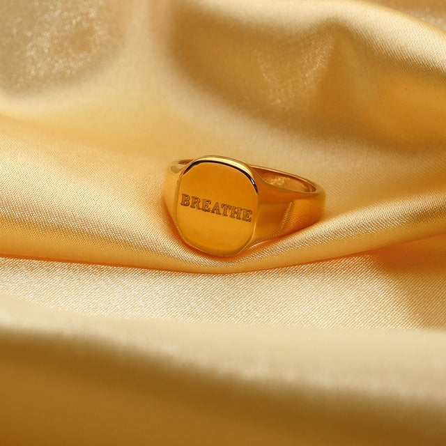Recovery Affirmation Ring | Sobriety Gift for Her