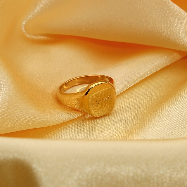 Recovery Affirmation Ring | Sobriety Gift for Her