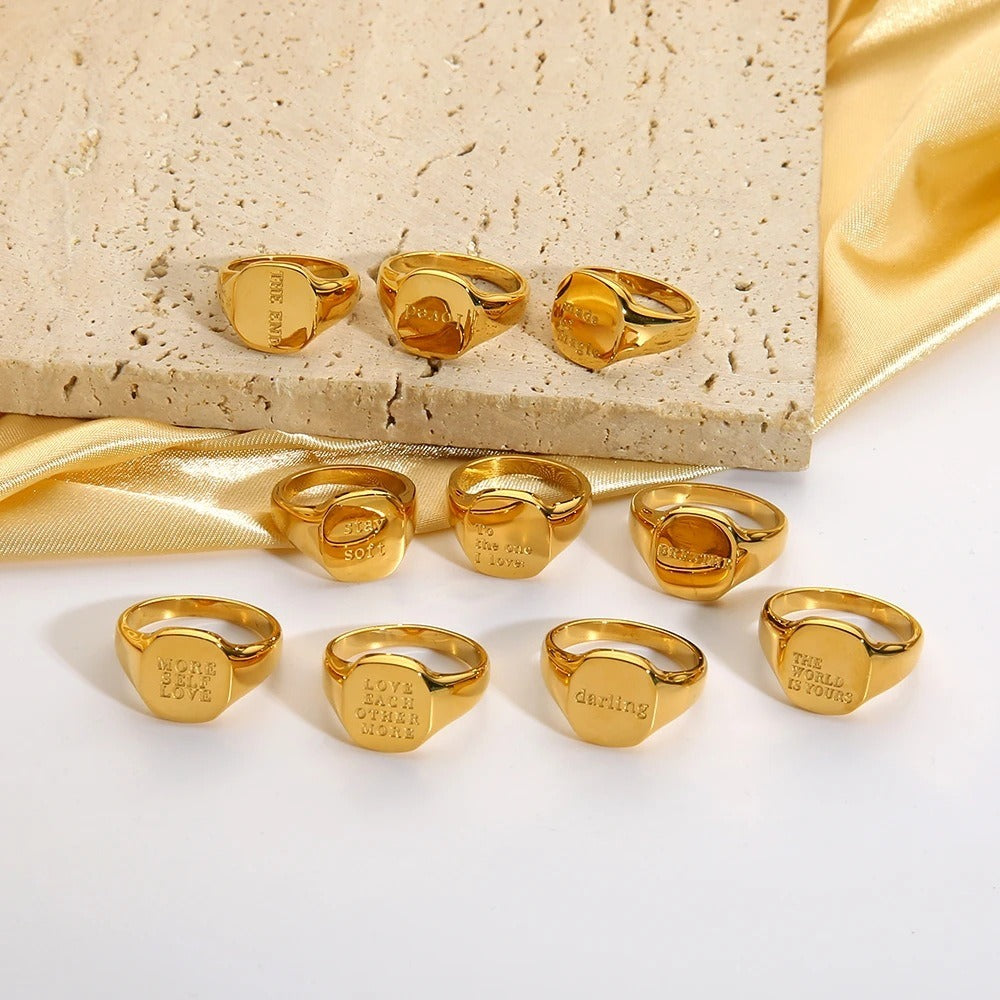Recovery Affirmation Ring | Sobriety Gift for Her