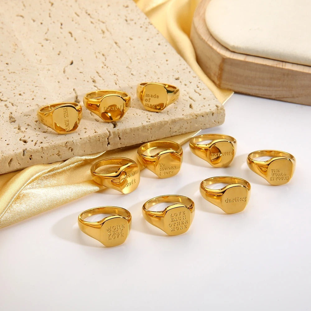 Recovery Affirmation Ring | Sobriety Gift for Her