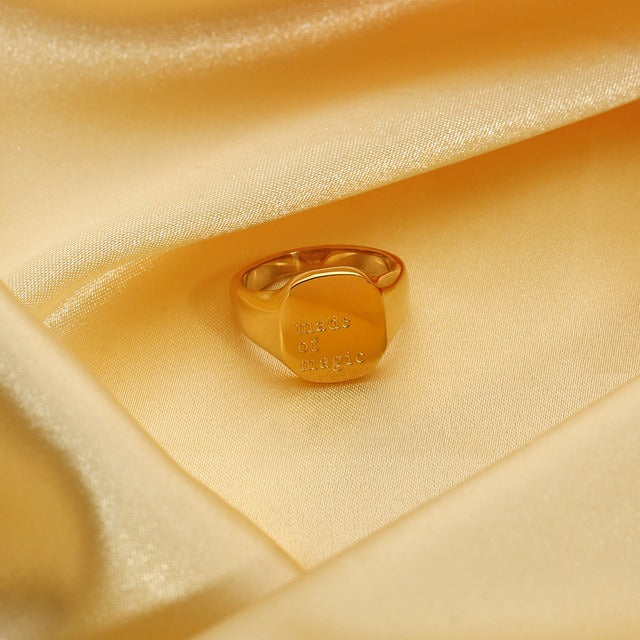 Recovery Affirmation Ring | Sobriety Gift for Her